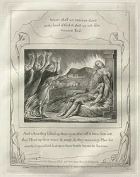 Księga Hioba: nr 7, A kiedy podnieśli oczy z daleka i nie znali go..., 1825.