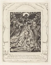 Zniszczenie synów Hioba, 1825.