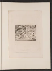 Posłańcy mówią Hiobowi o jego nieszczęściach, 1825.
