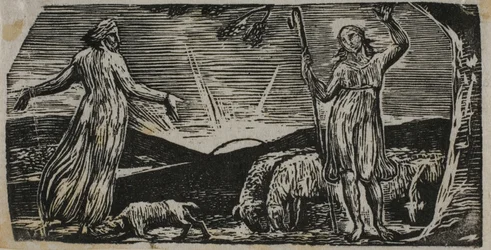 Thenot protestuje z Colinet, z Pastorals of Virgil