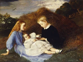 Amy, Dorothea i Hungerford Wren Hoskyns, 1863