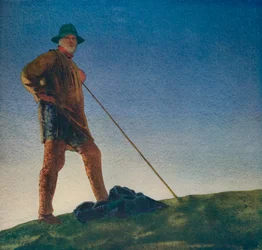 Pasterz słyszy działa o świcie, ok. 1910, ok. 1932