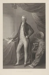 Portret van Williama Pitta Właściwy kochanie. William Pitt (tytuł na obiekcie)