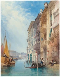 Gondola na Canale Grande, Wenecja