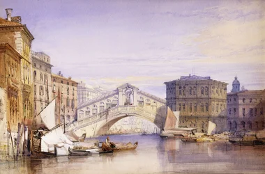 Rialto z Canale Grande, 1852
