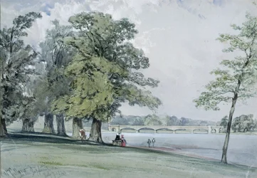 Widok na Serpentine, Hyde Park