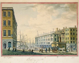 Targ Billingsgate, Londyn, 1799