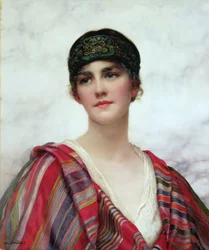 Cyrene (olej na płótnie)