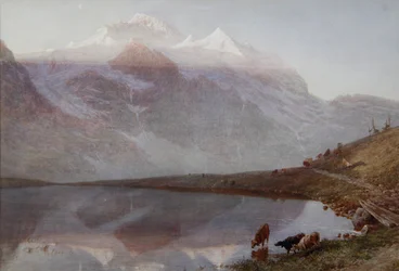 Jungfrau o wschodzie słońca
