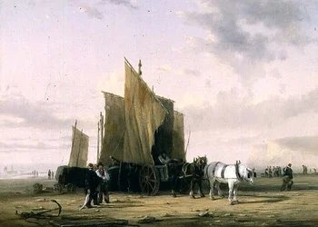 Na wybrzeżu w Yarmouth (jeden z pary)