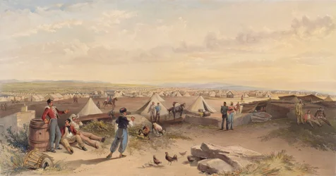 ?Obóz 4. Dywizji 15 lipca 1855?