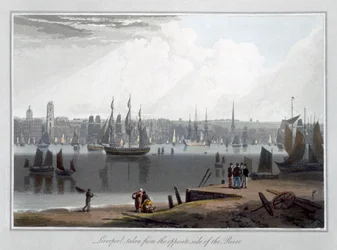 „Liverpool, wzięty z przeciwnej strony rzeki”, 1815