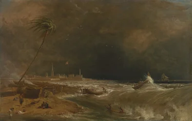 Madras, czyli Fort St.George, w Zatoce Bengalskiej - przemijający szkwał [1833, Royal Academy of Arts, Londyn, katalog wystawy]