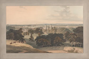 Tablica I: Londyn widziany z Greenwich Park