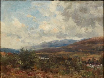 Chmury nad wrzosowiskiem