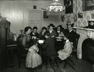 Komitet Ewangelizacyjny, Studium Biblijne w domu pani Vitello, 359 E. 49th Street, prowadzone przez pannę Jones. 30 marca 1916 r.