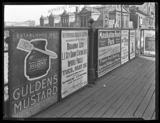 Plakat Myrtle Avenue Podwyższony, 25 maja 1920