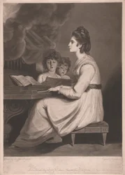 Pani Sheridan jako „św. Cecylia