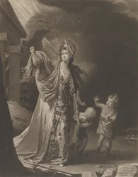 Pani Yates w postaci Medei, 1771.