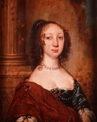 Portret damy, połowa długości