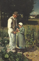 Na polach, Antwerpia sur Oise, 1882 r.