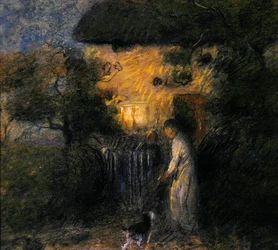 Zabłąkany kot, ok. 1890 (pastel na papierze)
