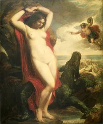 Andromeda i Perseusz, ok. 1840 r. (olej na płótnie)