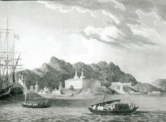 Port Rio Janeiro, z Klasztorem Benedyktynów,