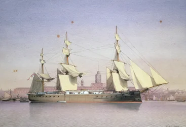 H.M.S. Monarch w Plymouth