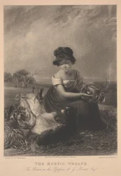 Wieniec rustykalny, grafika wykonana przez G.H. Phillips