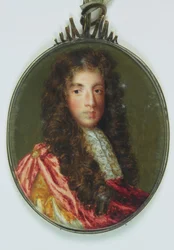 Henry Cavendish, hrabia Ogle (akwarela na kości słoniowej)