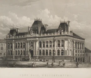 Ratusz, Wolverhampton, ok. 1871 r.
