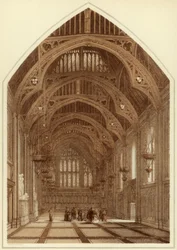 Wnętrze Guildhall, City of London, 1886