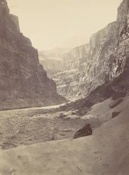 Wielki Kanon nad rzeką Kolorado, ujście Kanab Wash, patrząc na zachód, 1872.