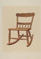 Fotel bujany dla dzieci, ok. 1900 r. 1939.