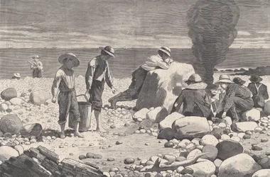 Szkice nad morzem - Tygodnik Harpera z małży, tom. XVII, 23 sierpnia 1873 r.