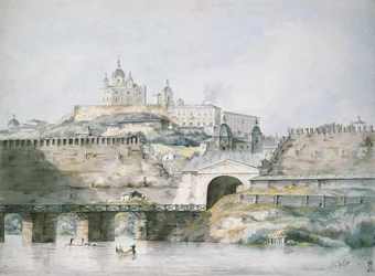 Widok miasta Smoleńsk, 1787