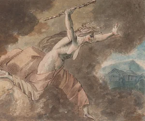 Zazdrość z Domu Zazdrości Owidiusza Księga II, wiersze 760-796 recto..., 1770-80.