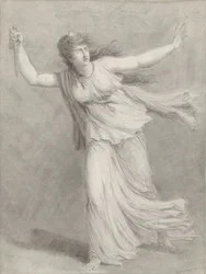 Aktorka Sarah Siddons w roli Eufrazji