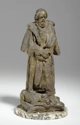 Maquette for Alfred, Lord Tennyson z siedzibą w Trinity College, Cambridge, ok. 1909 (tynk)