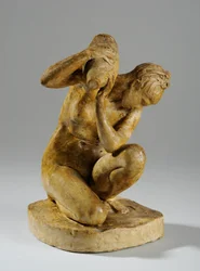 Makieta do statuetki Prającej Kobiety