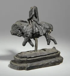 Makieta do konnego posągu Edwarda I, c.1893 (plastelina)