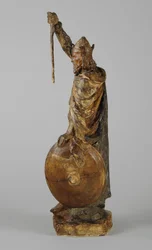 Makieta do posągu Alfreda Wielkiego, ok. 1901 (tynk malowany) (zob. też 876154-5)
