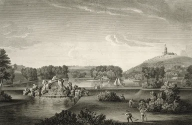 West Wycombe Park, ryty przez Williama Woolletta (1735-85)