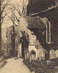 Church Porch, Earlham, niedaleko Norwich, 1857.