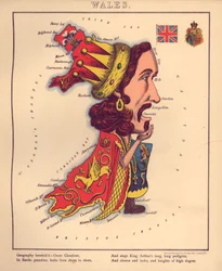 Geograficzna zabawa - czyli humorystyczne zarysy różnych krajów, ze wstępem i wierszami opisowymi LOC 84675540-8
