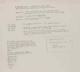 Notatki towarzyszące „Pocałunkowi na kongresie”, 1818