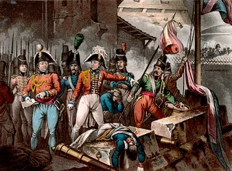 Książę Wellington podczas zdobywania Ciudad Rodrigo, Hiszpania, Wojna na Półwyspie, 1812/1818.