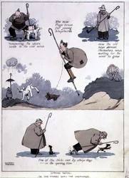 Wiosenne nuty - W miodach z pasterzami (akwarela)