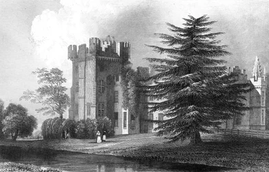 Faulkbourn Hall, niedaleko Whitham, Essex, wyryty przez Henry